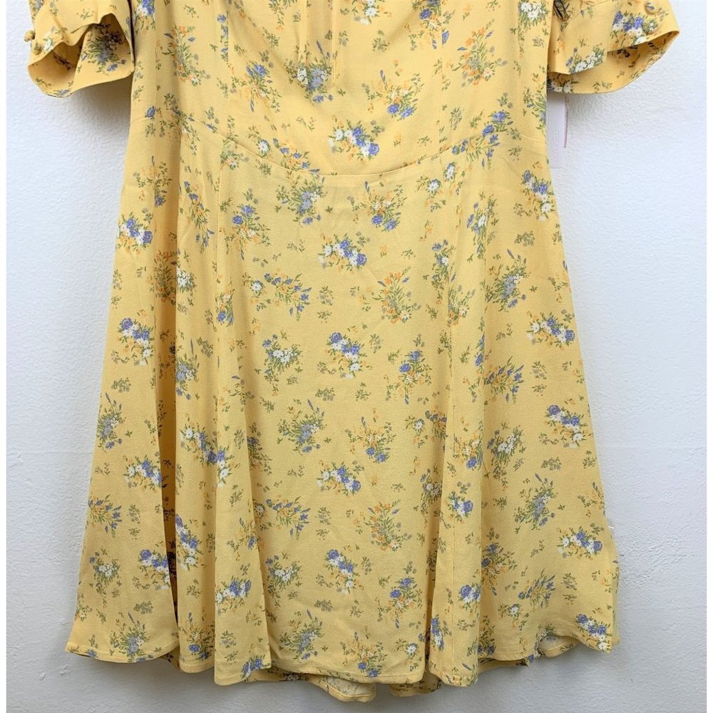 NWT Reformation Lillet Floral Mini Dress Size 12 - Picture 7 of 15